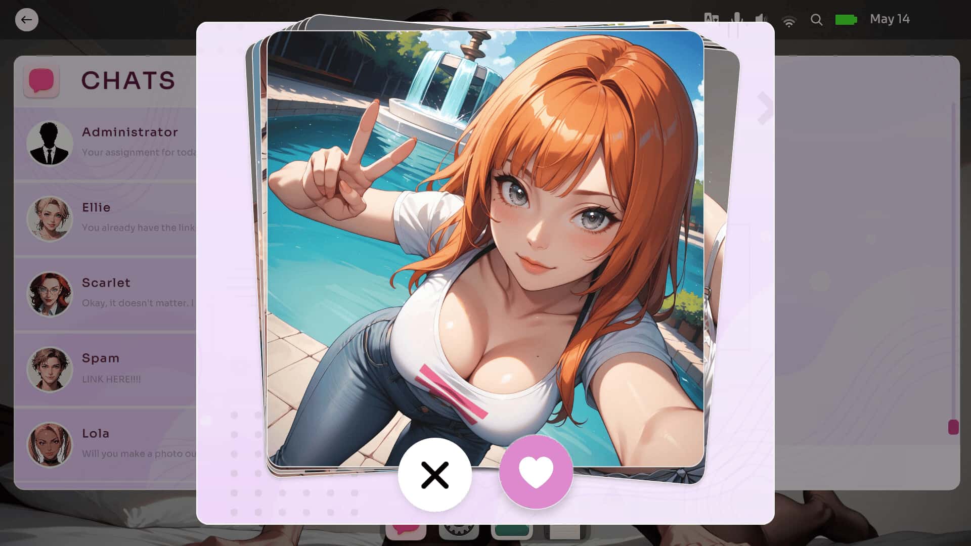 OnlySluts: WAIFU MATCH游戏封面